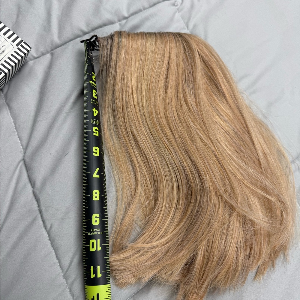 Sleek Honey Blonde wig